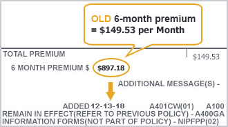 old rate home insurance